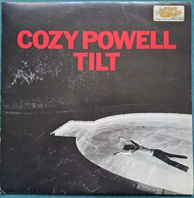 COZY POWELL - TILT - 12" VINYL LP ALBUM RECORD & INNER SLEEVE EX+ PROMO