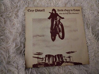 Cozy Powell - Heidi Goes To Town - 7" Clear Vinyl Single- ARO222 UK Rel-1980 NM