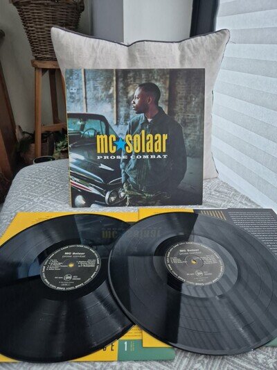 MC SOLAAR Prose Combat Rare 1994 1st press Double + Inner liric 2 x Lp NM