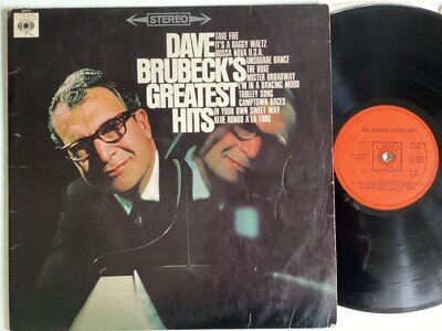 DAVE BRUBECK GREATEST HITS VINYL LP 1966 CBS ORANGE 1st A1 B1 TAKE FIVE (J