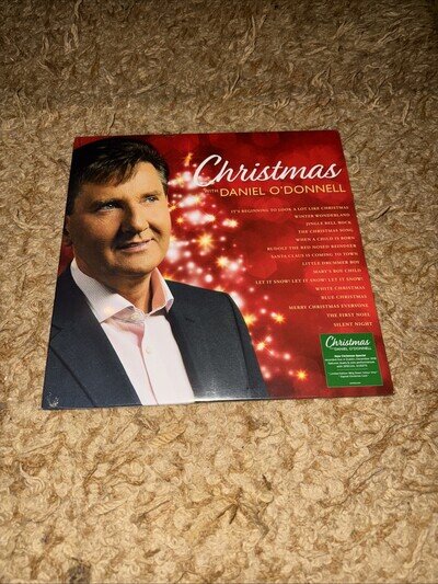 DANIEL O'DONNELL CHRISTMAS WITH MINT SEALED GREEN VINYL LP FREE POSTAGE