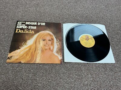 Dalida-Disque D’or Pour Use Super Star 1977 1st Press Sonopresse LP Ex Vinyl