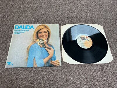 Dalida-Le Temps Des Fleurs 1974 French Barclay LP Great Play LP