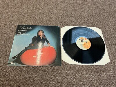 Dalida-Canta In Italiano 1969 1st Press French Barclay LP Ex Vinyl Chanson