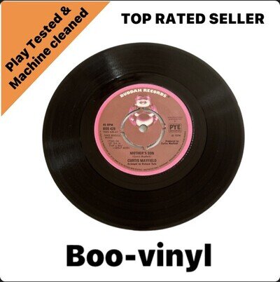 Curtis Mayfield - Mother's Son - 7” Soul Funk Vinyl Record Ex Condition