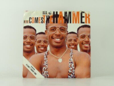 MC HAMMER HERE COMES THE HAMMER (31) 2 Track 7" Single including Picture Sleeve