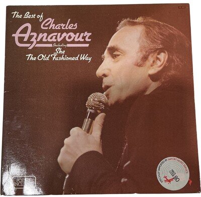 The Best Of Charles Aznavour Vinyl Record Album The Old Fashioned Way 6193