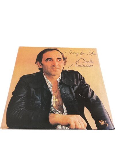 Charles Aznavour I Sing For You Album Vinyl Record LP 12"