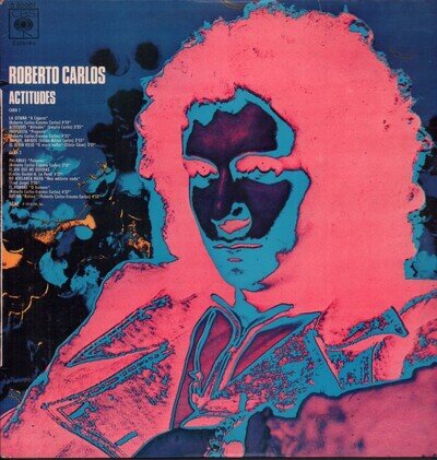 Roberto Carlos Actitudes LP vinyl Spain Cbs stereo pressing S80001