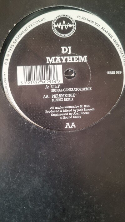 Dj Mayhem U.L.F/parametrix
