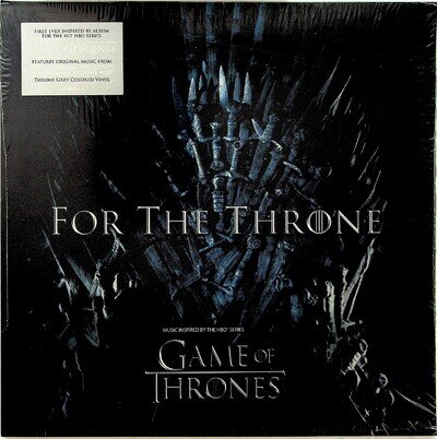 GAME OF THRONES For The Throne 2-LP NEW** Grey Vinyl Ellie Goulding Maren Morris