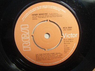 Henri Mancini – The Pink Panther 1975 7” RCA 2569