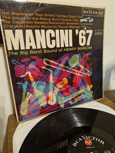Henry Manchini "The Big Band Sound Of Henry Mancini" (1967) 12 Inch Vinyl LP