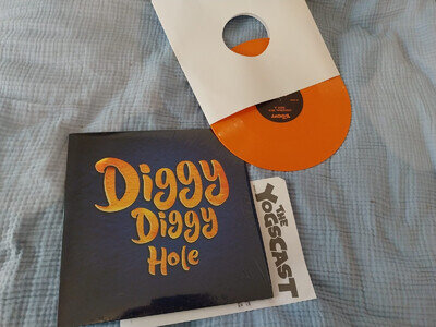 Diggy Diggy Hole Yogscast 12" Limited Edition Jaffa Orange Vinyl Single RARE