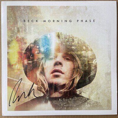 Morning Phase Record Album Signed by BECK Autographed Vinyl LP