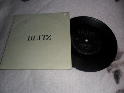 Blitz - New Age 7" Future Records Punk Oi