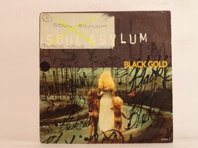 SOUL ASYLUM BLACK GOLD (104) 2 Track 7" Single including Picture Sleeve COLUMBIA