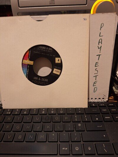 JAN & DEAN I FOUND A GIRL / ITS A SHAME TO SAY GOODBYE VG US LIBERTY SURF 45
