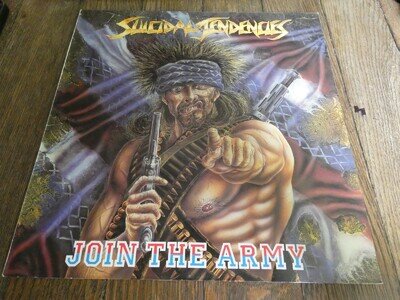 SUICIDAL TENDENCIES - JOIN THE ARMY - 1987 UK ISSUE - VG++
