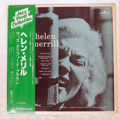 HELEN MERRILL S/T MERCURY SFX10503 Japan REISSUE MONO OBI INSERT VINYL LP