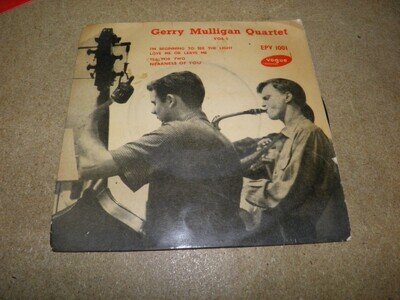 GERRY MULLIGAN QUARTET VINYL 7" 45RPM EP PS