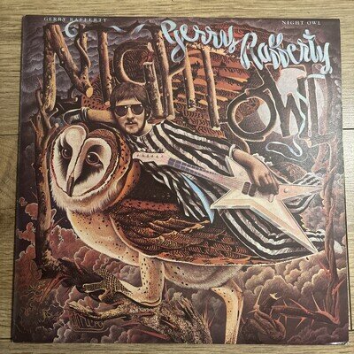 Gerry Rafferty - Night Owl Vinyl LP UK 1st EX+/EX+ A-2U/B-1U U.A. 1979 Inner