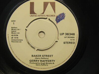 Gerry Rafferty – Baker Street 1978 7” United Artists UP 36346