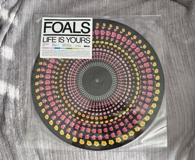 Foals Life Is Yours Exclusive Zoetrope Vinyl Record Play Tested Mint Condition