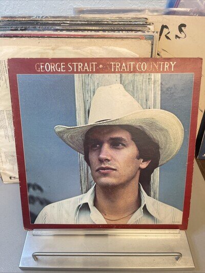 Strait Country [LP] George Strait 1981 Country Album VG++ Play Tested