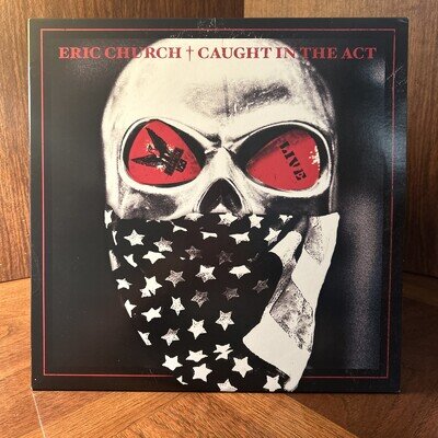 ERIC CHURCH Caught In The Act 2 LP 2017 RSD Red Vinyl RARE Only 2,500 Made