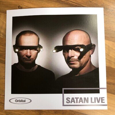 ORBITAL SATAN LIVE 45 7" Vinyl Single record with unique Sleeve