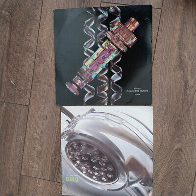 OMD "GENETIC ENGINEERING & CALL MY NAME " ORIGINAL 12" BLACK VINYL X 2 (VIRGIN)