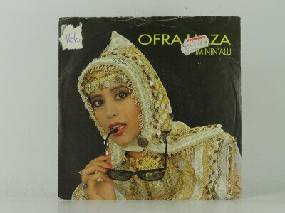 OFRA HAZA IM NIN'ALU (45) 2 Track 7" Single including Picture Sleeve WEA RECORDS