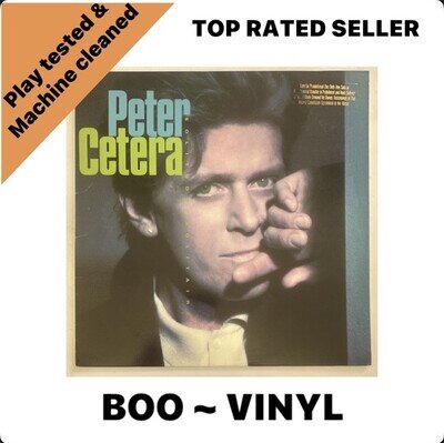 'Peter Cetera – Solitude / Solitaire Vinyl LP Album 33rpm 1986 EX / VG+ Promo