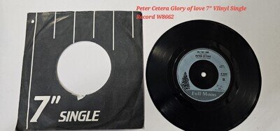 Peter Cetera Glory of love 7" VIinyl Single Record W8662