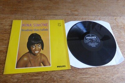 Nina Simone Broadway - Blues - Ballads UK 1964 1st Philips BL 7662 Soul Jazz LP