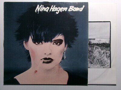 NINA HAGEN BAND TV GLOTZER CBS 83136 NEW WAVE POP ROCK INNER INSERT GERMANY