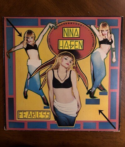 NINA HAGEN ~ FEARLESS LP Vinyl 1983 Columbia Records