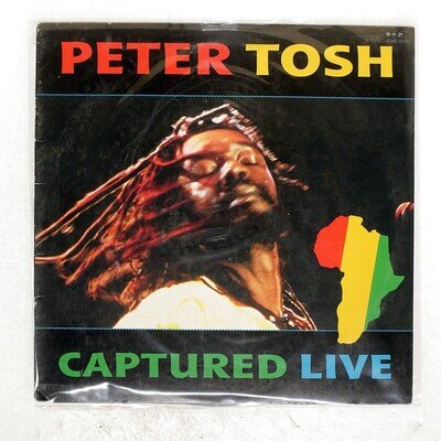 PETER TOSH CAPTURED LIVE EMI EMS81681 Japan VINYL LP
