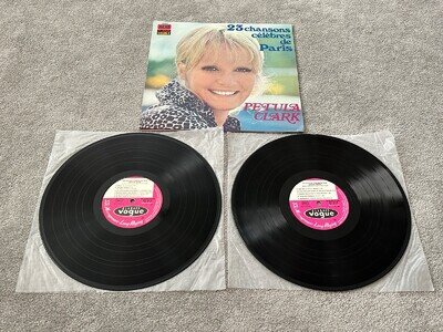 PETULA CLARK - 23 CHANSONS CELEBRES DE PARIS - NM FRANCE LP - ULTRASONIC CLEANED