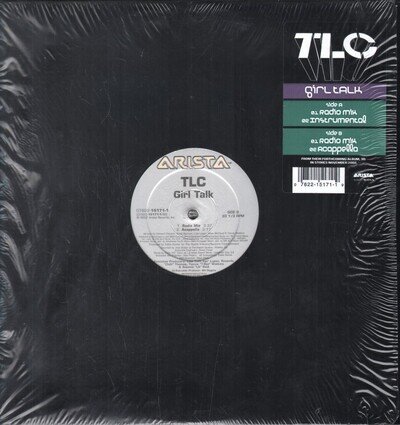 Tlc Girl Talk 12" vinyl USA Arista 2002 with info stickered sleeve still in