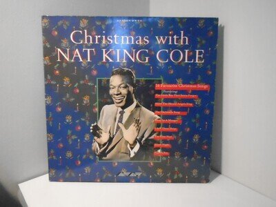 Nat King Cole CHRISTMAS with NAT KING COLE VINYL LP 1988