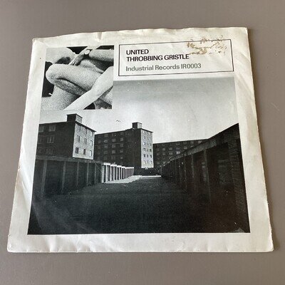 Throbbing Gristle : United / Zyklon B Zombie 7" Vinyl Single First Pressing