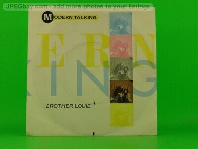 MODERN TALKING BROTHER LOUIE (2) (151) 2 Track 7" Single including Picture Sleev