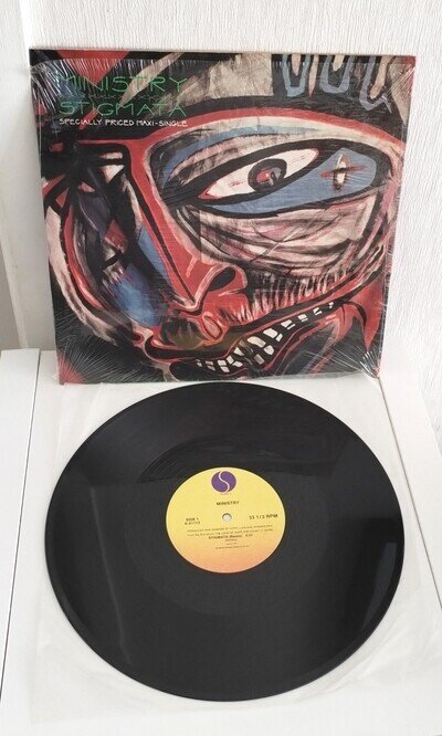 Ministry – Stigmata. Vinyl, 12", Maxi-Single,33 ⅓ RPM. Sire, US 1988. Industrial