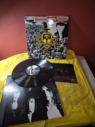 Queensrÿche - Operation: Mindcrime Vinyl Record UK 1988 MTL1023