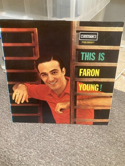 FARON YOUNG THIS IS FARON YOUNG VINYL LP, STETSON HAT3092, VG+