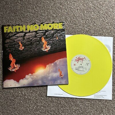 Faith No More - The Real Thing - Yellow Coloured Vinyl 2020 Slash Records