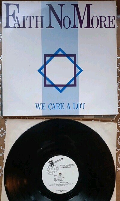Faith No More We Care A Lot 1A/1B 1st Press Vinyl LP Record MDR1