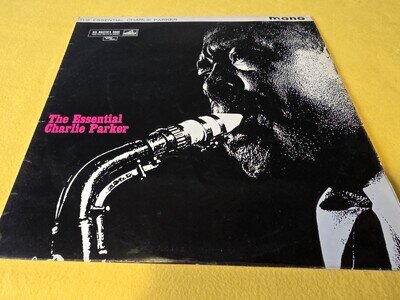The Essential Charlie Parker Vinyl LP (1961, Verve US 1st Press, VG+/VG+)